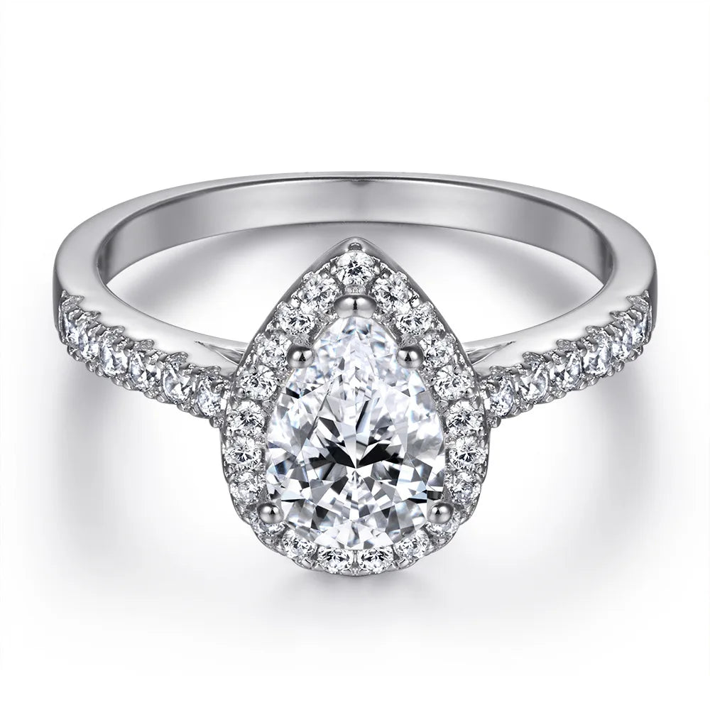 Anillos de plata de ley 925 MuShan Jewelry, anillo de moda con circonita cúbica 7A, regalo para mujer, compromiso, aniversario.