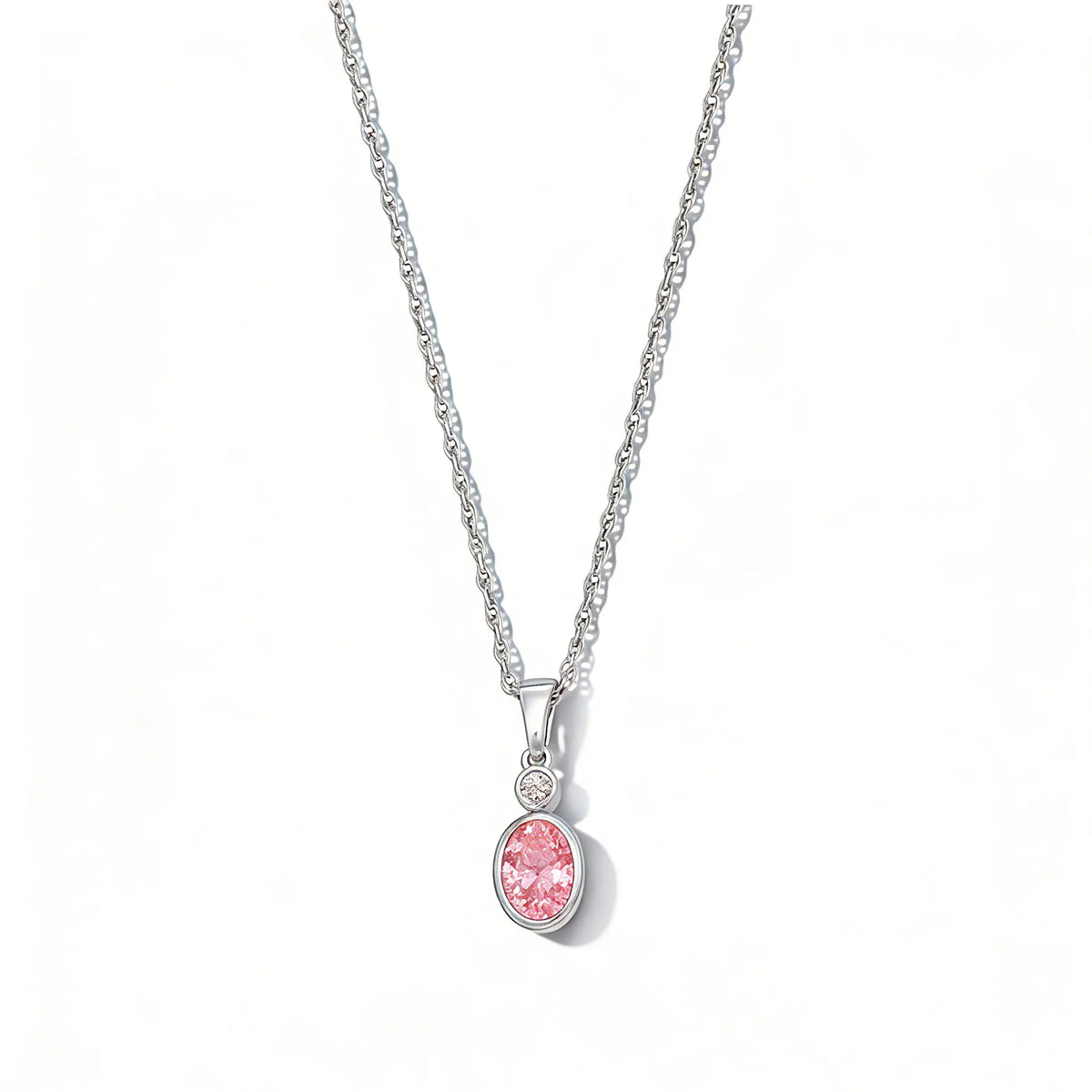 Collar de plata de ley 925 de joyería a medida MUSHAN, colgante de moissanita color D VVS, joyería fina para novia, plata de ley 925 con diamante