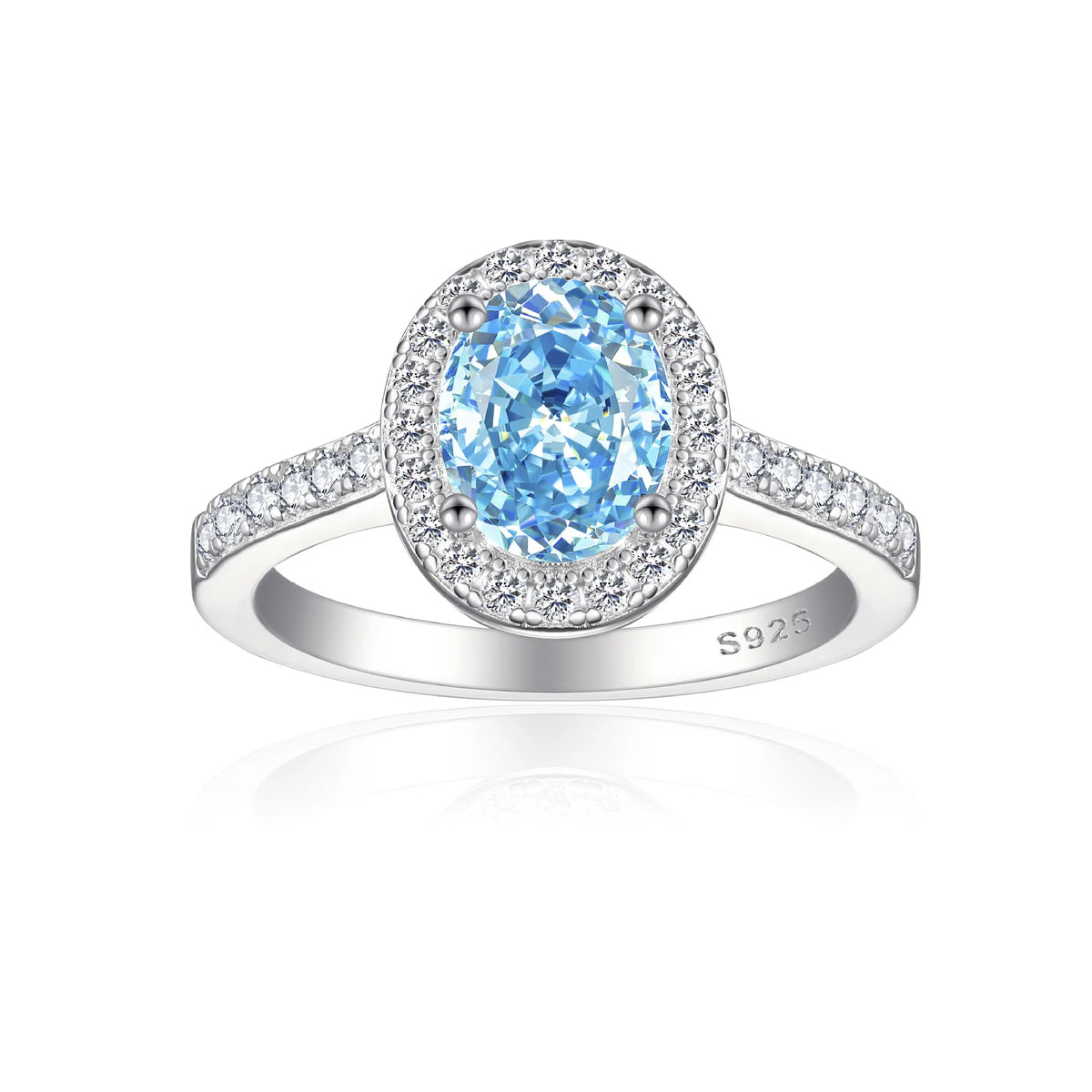 MuShan Jewelry 925 Sterling Silver Ring Wedding Band High Carbon Diamond Classic Style Glamorous Style Women Rings Fine Jewelry
