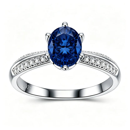 MUSHAN Custom Jewelry 925 Sterling Silver Ring Band 1.5ct Lab Grown Gemstones Ruby Emerald Sapphire Rings Jewelry