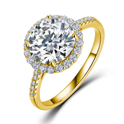 Bague MUSHAN Luxury Jewelry en argent sterling 925 pour femme, diamant moissanite émeraude de 3 carats, couleur D, certifiée GRA, joaillerie fine