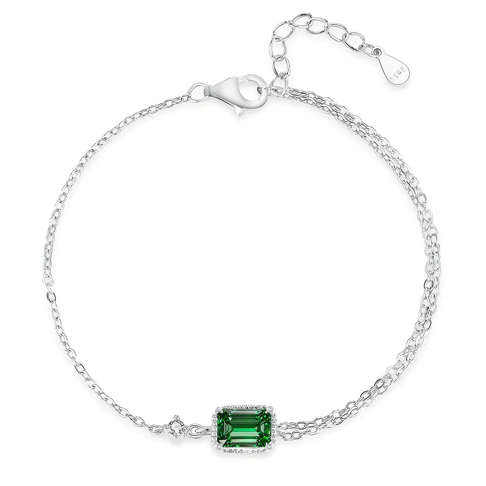 MuShan Jewelry 925 Sterling Silver Necklace Pendant Chain HCD Diamonds Cocktail Party Best Friend Gift Women Necklaces Jewelry
