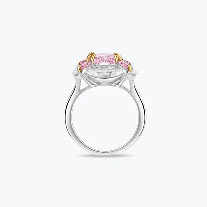 MuShan Jewelry 925 Sterling Silver Ring 5A CZ Gemstones Luxury HCD Diamond Engagement 925 Sterling Silver Ring Accessories
