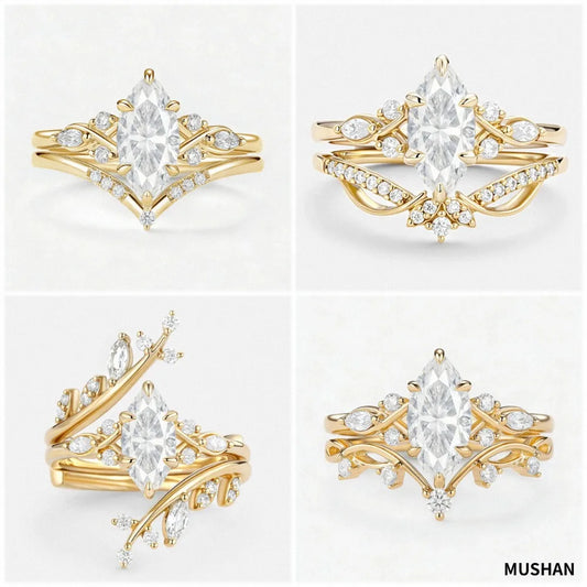 MUSHAN Custom Jewelry 925 Sterling Silver Ring Moissanite D Color VVS1 Fine Real Charm Boutique Vivid Exotic Rings Diamond