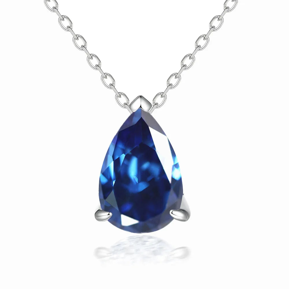 Collar de plata de ley 925 de la marca MuShan con circonita 7A, joya clásica para fiestas de novias, baño de oro auténtico, colgante de joyería premium para mujer