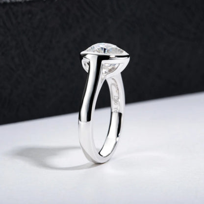 MUHAN Luxury Jewelry  925 Sterling Silver Ring Wedding Band  Women GRA Certificate Moissanite Diamond Rings D Color Fine Jewelry