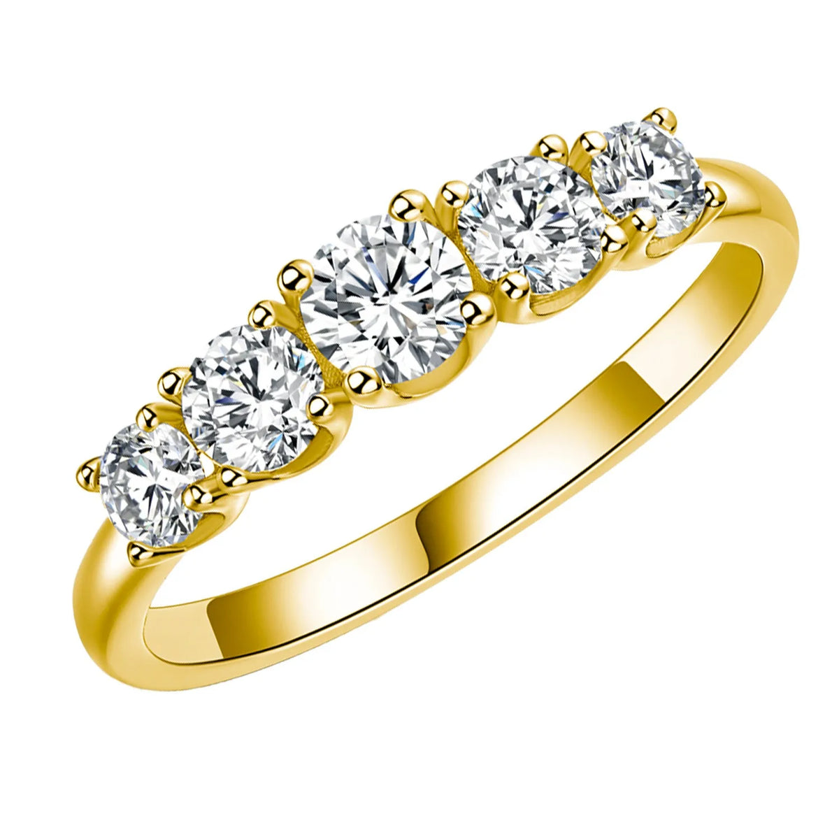 Anillo de lujo MUSHAN de plata de ley 925 para mujer, sortija con diamante de moissanita con certificado GRA, color D, esmeralda, joyería fina