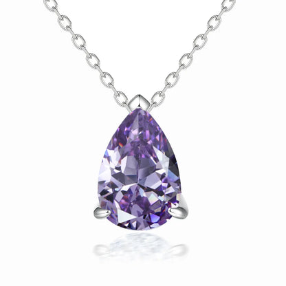 Collar de plata de ley 925 de la marca MuShan con circonita 7A, joya clásica para fiestas de novias, baño de oro auténtico, colgante de joyería premium para mujer