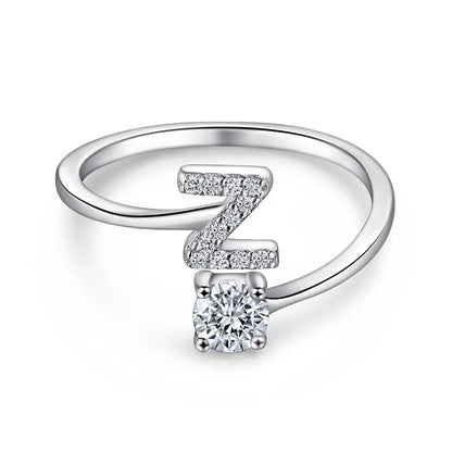 MuShan Jewelry 925 Sterling Silver Rings Bands Engagement Ring 7A Cubic Zirconia Rings Bands Rings Bands Anniversary  Women Gift