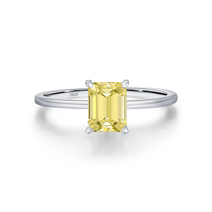 MuShan Designer Jewelry 925 Sterling Silver Ring Lab Grown Emerald Oval Modern Ring for Women 18K Gold Plated Anniversary Rings
