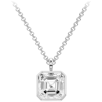 MUSHAN Bespoke Jewelry 925 Sterling Silver Necklace Moissanite D Color VVS1 Designer Sparkle Prom Noble Pendants Diamond