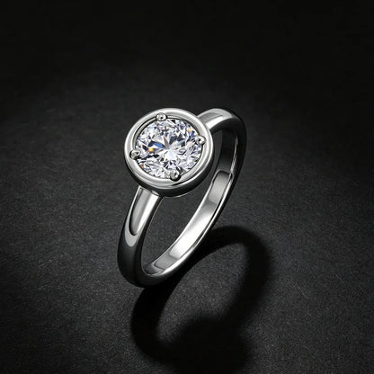 MUSHAN Custom Luxury Diamond Rings Jewelry IGI Certificated for Women 925 Sterling Silver Lab Grown Diamond Ring Band HPHT CVD