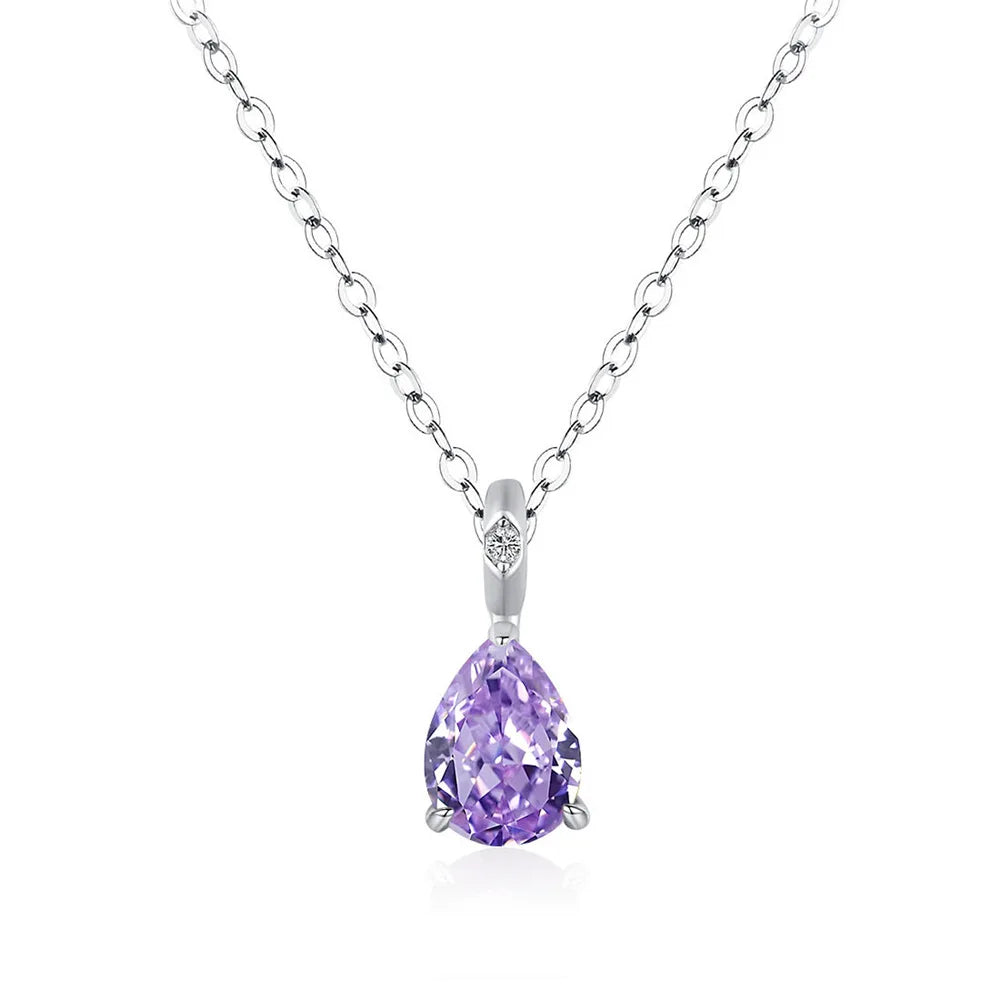 MuShan Jewelry 925 Sterling Silver Necklace Gold Chain HCD Diamonds Minimalist Style Statement Jewelry Women Necklaces Jewelry