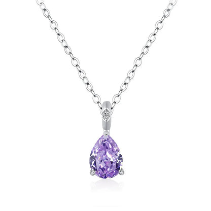 MuShan Jewelry 925 Sterling Silver Necklace Gold Chain HCD Diamonds Minimalist Style Statement Jewelry Women Necklaces Jewelry