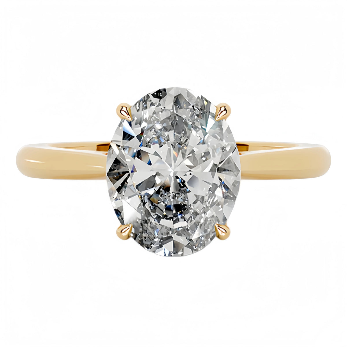 MUSHAN Patented Jewelry 925 Sterling Silver Ring Band D Color Moissanite Diamond Ring for Women 18K Gold Plated Luxury Jewelry