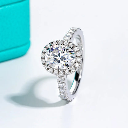 MUSHAN Luxury Jewelry 925 Sterling Silver Ring Band Women GRA Certificated Moissanite Diamond Emerald D Color Rings Fine Jewelry