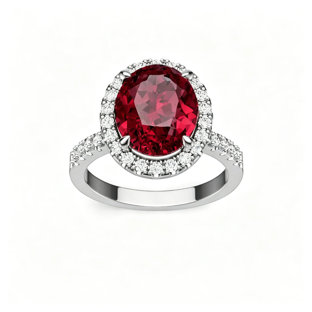 MUSHAN Custom Jewelry 925 Sterling Silver Ring Band 3ct Lab Grown Gemstones Ruby Emerald Sapphire Sunflower Rings Jewelry