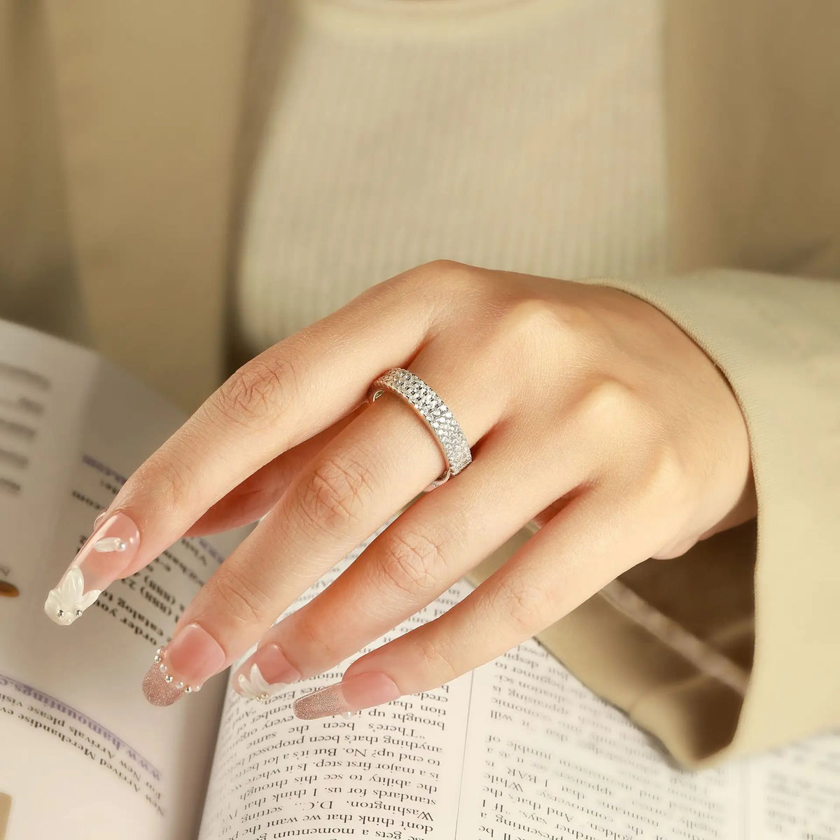Bague MuShan Designer Jewelry en argent sterling 925, zircon 5A taille Asscher, bijou raffiné plaqué or rose 18 carats pour rendez-vous galant