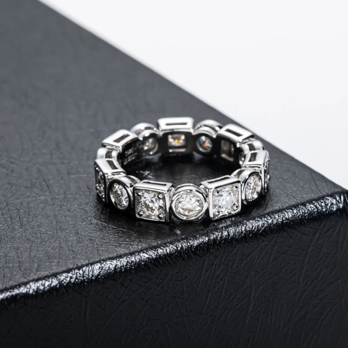 MUHAN Luxury Jewelry  925 Sterling Silver Ring Wedding Band  Women GRA Certificate Moissanite Diamond Rings D Color Fine Jewelry