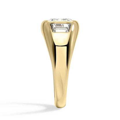 Anillo de joyería personalizada MUSHAN de plata de ley 925 con moissanita color D VVS1, regalo de lujo con incrustaciones de anillos de plata de ley 925 con diamante