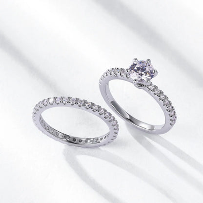 MUHAN Luxury Jewelry  925 Sterling Silver Ring Wedding Band  Women GRA Certificate Moissanite Diamond Rings D Color Fine Jewelry