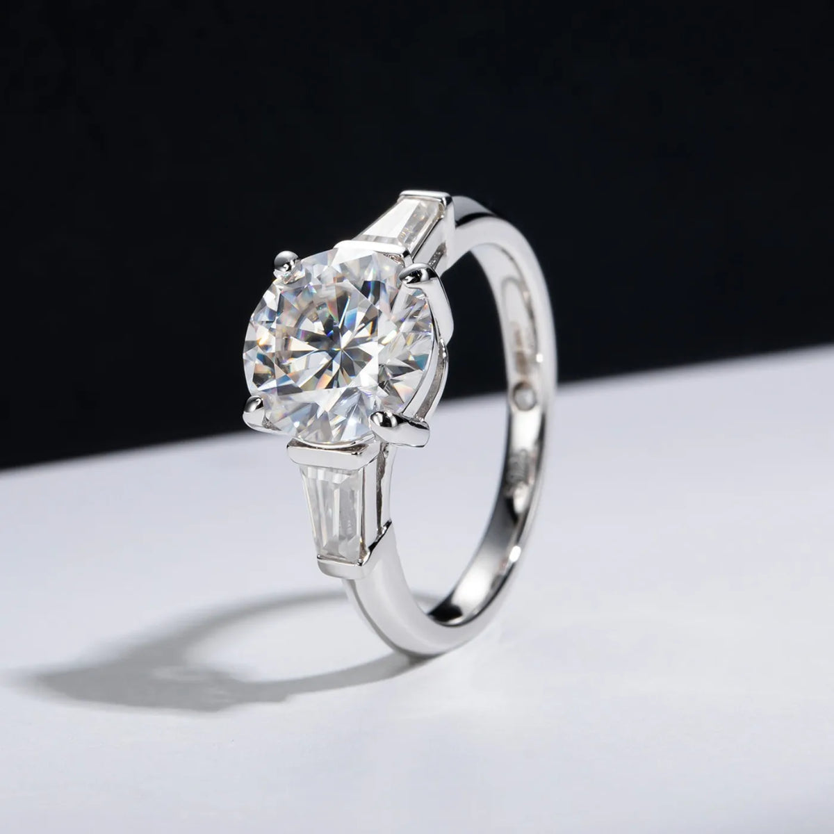 MUHAN Luxury Jewelry  925 Sterling Silver Ring Wedding Band  Women GRA Certificate Moissanite Diamond Rings D Color Fine Jewelry
