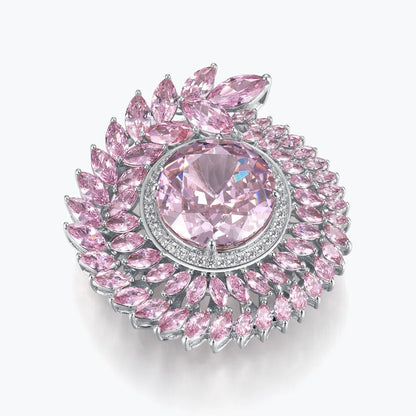 Pulsera de tenis romántica de plata de ley 925 de MuShan Jewelry, con circonita 7A, para compromiso y aniversario de mujer