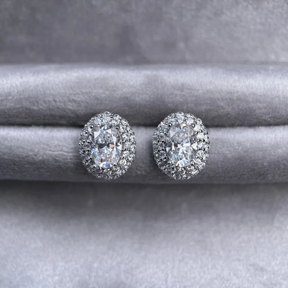 Joyas de la marca MuShan, aretes de plata de ley 925 con moissanita de 3 quilates, diseño geométrico para ocasiones especiales, chapado en oro real de 18K, patente MST