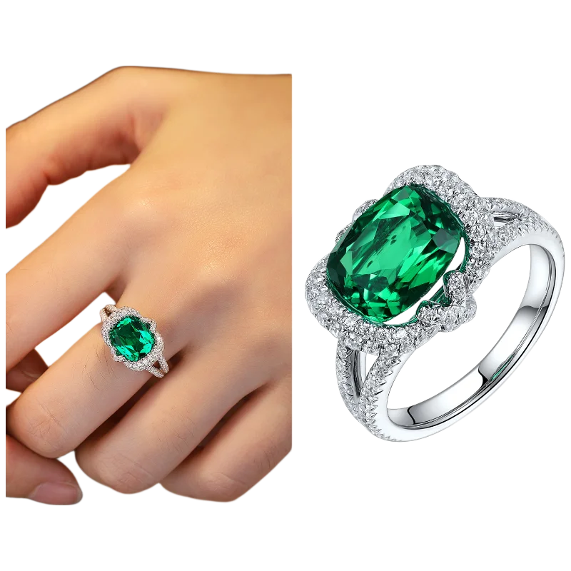 Bague MUSHAN Custom Jewelry en argent sterling 925 avec rubis rouge de laboratoire, bague de fiançailles princesse pour femme, plaquée or 18 carats