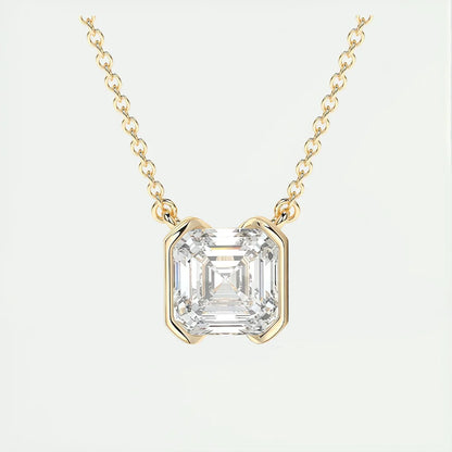 MUSHAN Bijoux sur mesure Collier en argent sterling 925 Moissanite couleur D VVS1 Pendentifs de luxe pour femme pour demande en mariage Diamant