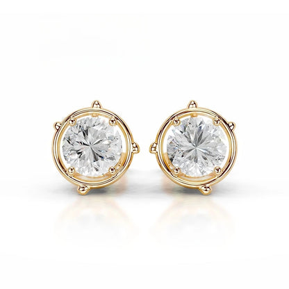 MuShan Brand Jewelry 925 Sterling Silver Stud Earrings 2ct Moissanite Diamond Dangle Earrings for Women MST Patent Fine Jewelry