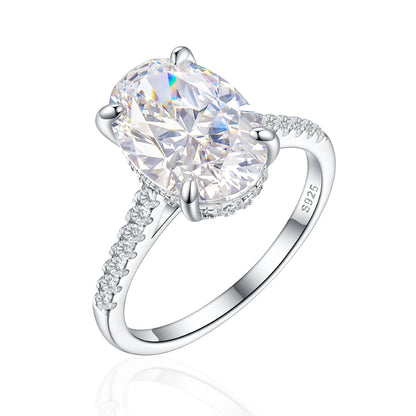 Bague MuShan Luxury Jewelry en argent sterling 925, zirconium cubique 5A, modèle radiant pour mariée, bijou raffiné plaqué or 18K