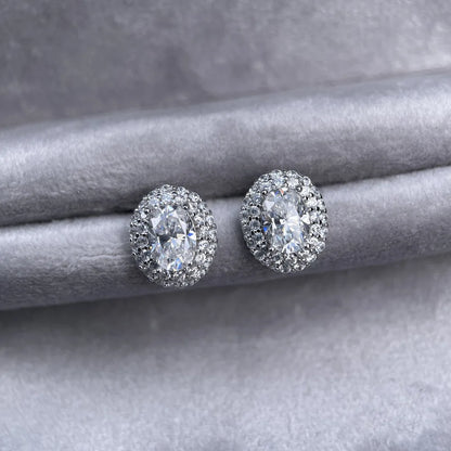Joyas de la marca MuShan, aretes de plata de ley 925 con moissanita de 3 quilates, diseño geométrico para ocasiones especiales, chapado en oro real de 18K, patente MST