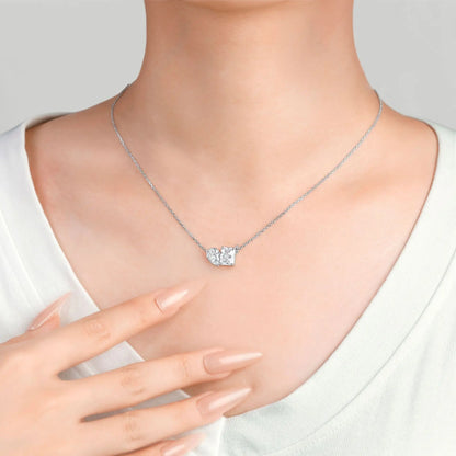 Collier MuShan Brand Jewelry en argent sterling 925, choker avec zircon de grade 7A, bijou de soirée plaqué rhodium pour femme, pendentif haut de gamme