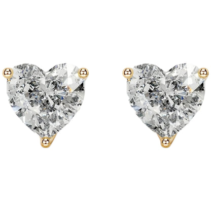 MUSHAN Custom Jewelry 18k Gold Stud Earrings 2ct Diamond 2 carats Lab Grown Diamonds Earrings Ear Pin IGI Certificated Jewelry