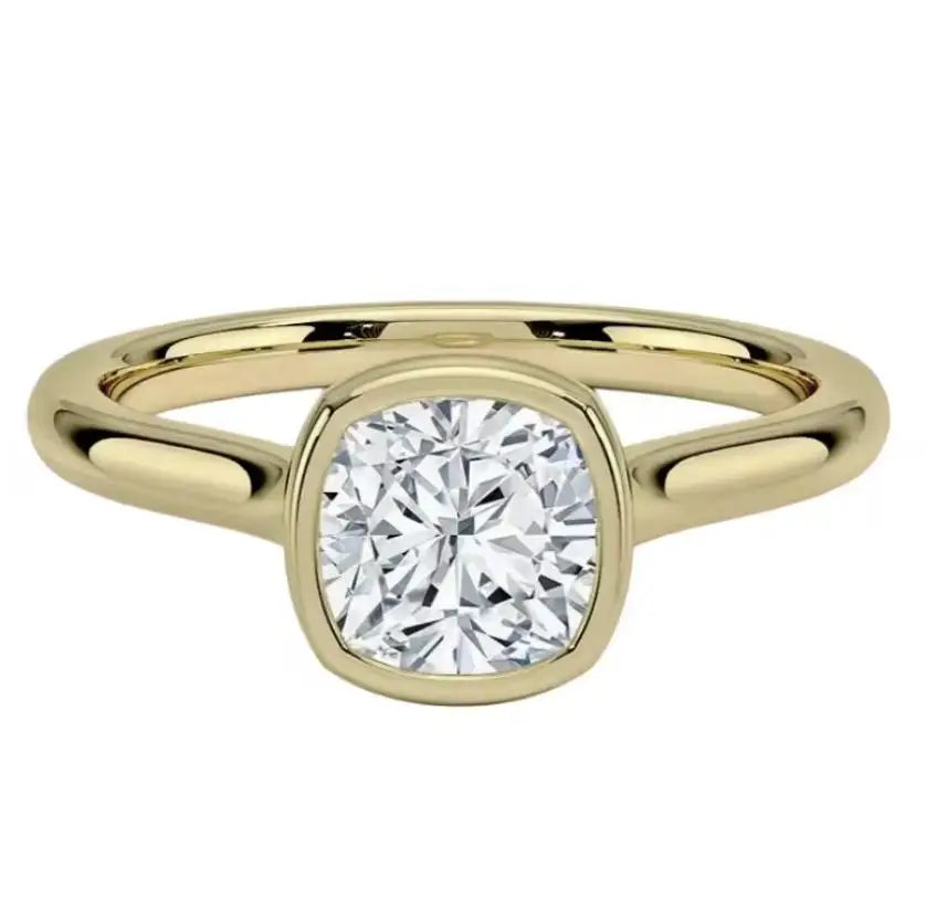 MUSHAN Luxury MST Series Jewelry 925 Sterling Silver Rings 2ct Moissanite Diamond Women Ring Bands GRA Certificate Fine Jewelry