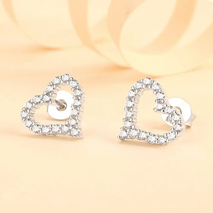 MuShan Jewelry 925 Sterling Silver Stud Earrings Dangle HCD Gemstones Mother Day Gift Minimalist Women Earring Fine Jewelry