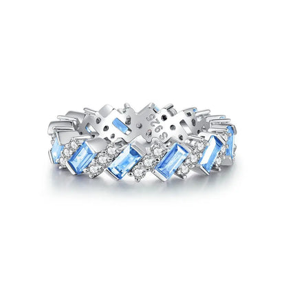 MUSHAN Luxury Jewelry s 925 Sterling Silver Rings For Women CMA Certificate HCD Gemstones Sapphire Ring Bands s925 Fine Jewelry