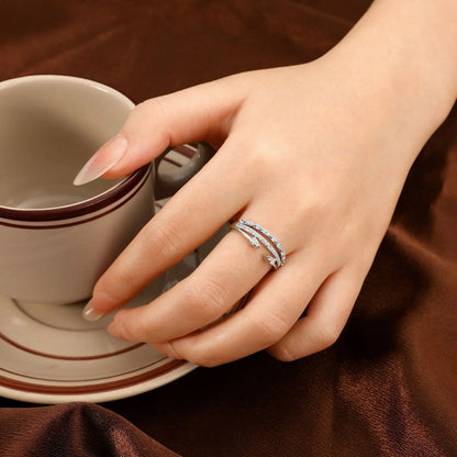 MuShan Jewelry 925 Sterling Silver Ring Wedding Band High Carbon Diamond Bridesmaid Gift Vintage Style Women Rings Fine Jewelry