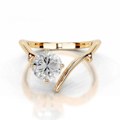 MuShan Brand Jewelry 925 Sterling Silver Rings VVS Moissanite Diamond Ring Ladies 18K Real Gold Plated MST Patent Jewellery