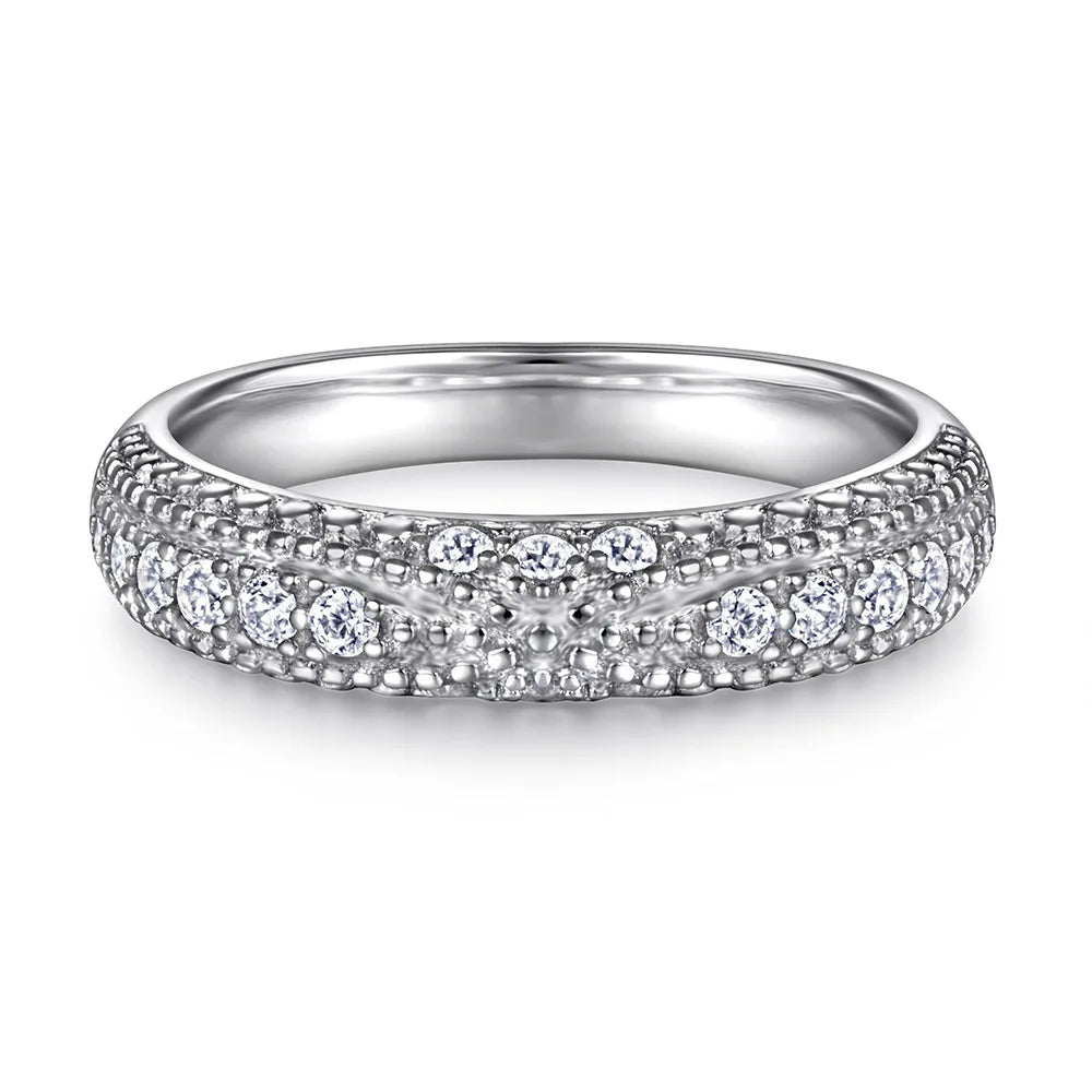 MuShan Luxury Jewelry 925 Sterling Silver Ring Zircon 5A Grade Pear Fashion for Fiancee 18K Real Gold Plated Fine Jewelry Rings