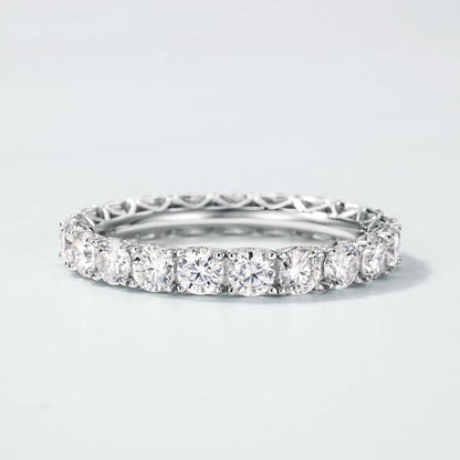 MUHAN Luxury Jewelry  925 Sterling Silver Ring Wedding Band  Women GRA Certificate Moissanite Diamond Rings D Color Fine Jewelry