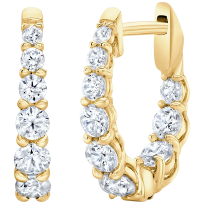 MUSHAN Custom Jewelry 925 Sterling Silver Earring Moissanite D Color VVS1 Fine Noble 925 Sterling Silver Earrings Diamond
