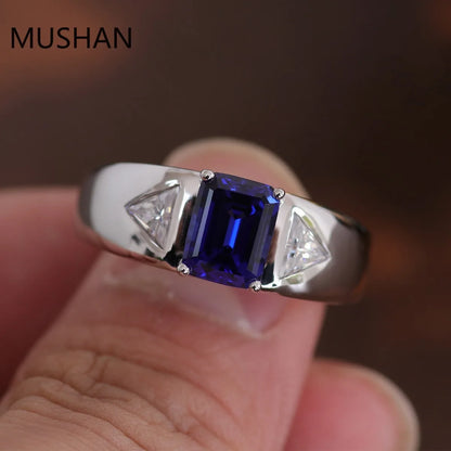 MUSHAN Luxury Custom 14K 18K Gold Rings Band Jewelry With Moissanite Diamond Lab Grown Gemstones Diamond Wedding Ring For Women