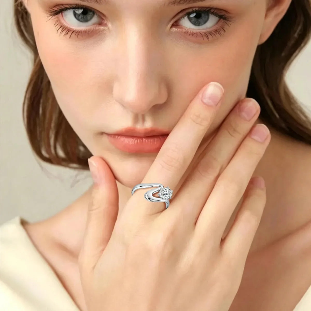 MUSHAN Luxury Jewelry 925 Sterling Silver Ring Band Women GRA Certificate Moissanite Diamond Emerald D Color Rings Fine Jewelry
