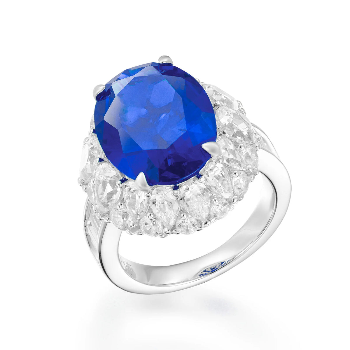 MuShan Jewelry 925 Sterling Silver Ring 5A CZ Gemstones High Carbon Diamond Designer Chic 925 Sterling Silver Rings Accessories