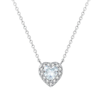 MuShan Designer Jewelry 925 Sterling Silver Y Necklace Pear Moissanite for Wife Rhodium Plated MST Patent Party Y Necklaces