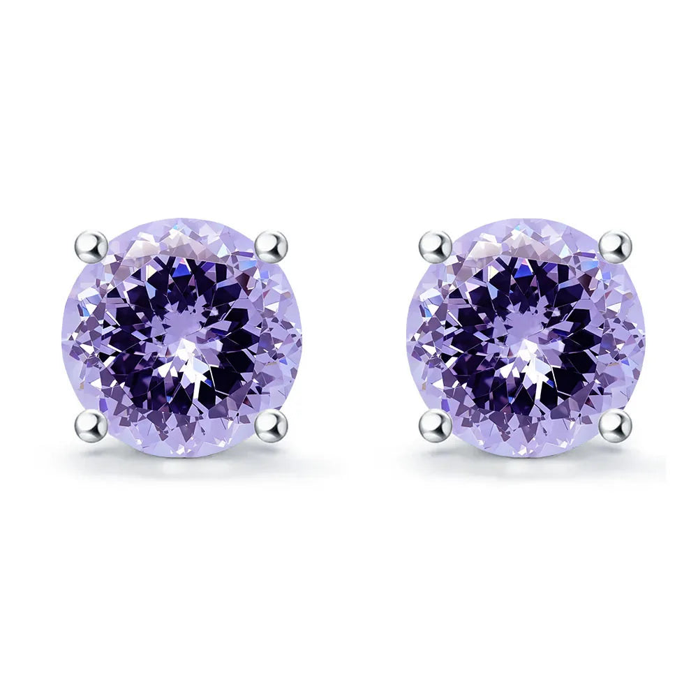 MuShan Jewelry 925 Sterling Silver Stud Earrings Dangle High Carbon Diamond Vintage Luxury Women Earring Fine Jewelry