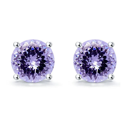 MuShan Jewelry 925 Sterling Silver Stud Earrings Dangle High Carbon Diamond Vintage Luxury Women Earring Fine Jewelry