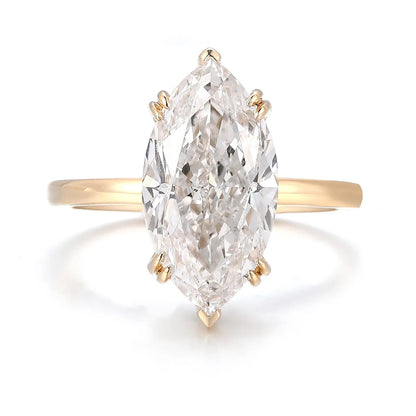MUSHAN Luxury Custom 14K 18K Gold Rings Band Jewelry With Moissanite Diamond Lab Grown Gemstones Diamond Wedding Ring For Women